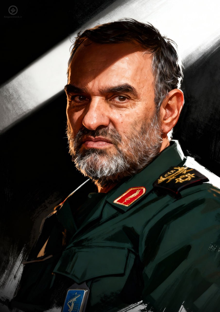 تصویرسازی چهره شهید حاج محمدحسن محققی